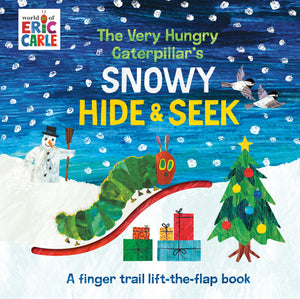 The Very Hungry Caterpillar's Snowy Hide & Seek: A Finger Trail LifttheFlap Book (The World of Eric Carle),Used