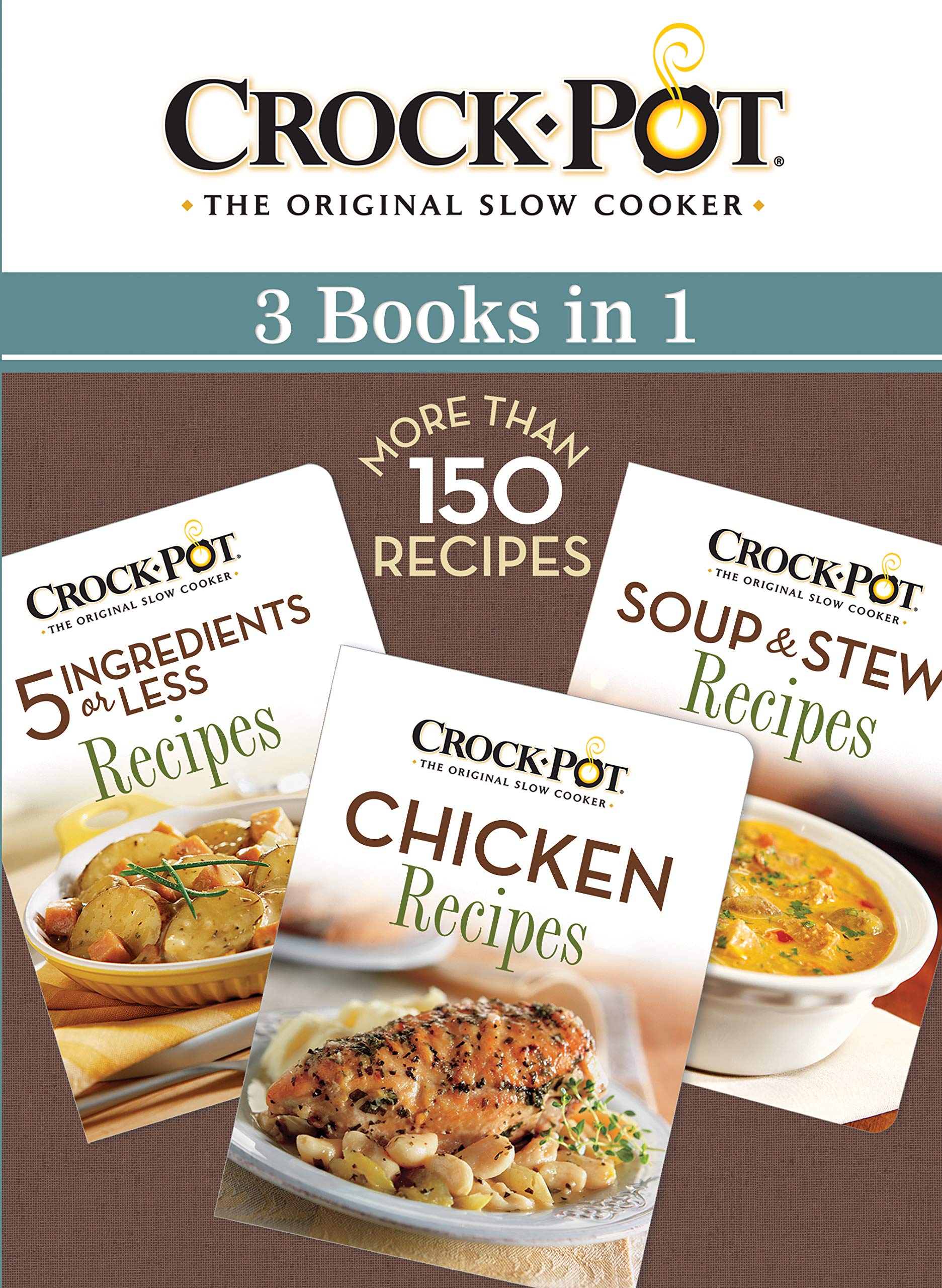 Crockpot 3 Books in 1,Used