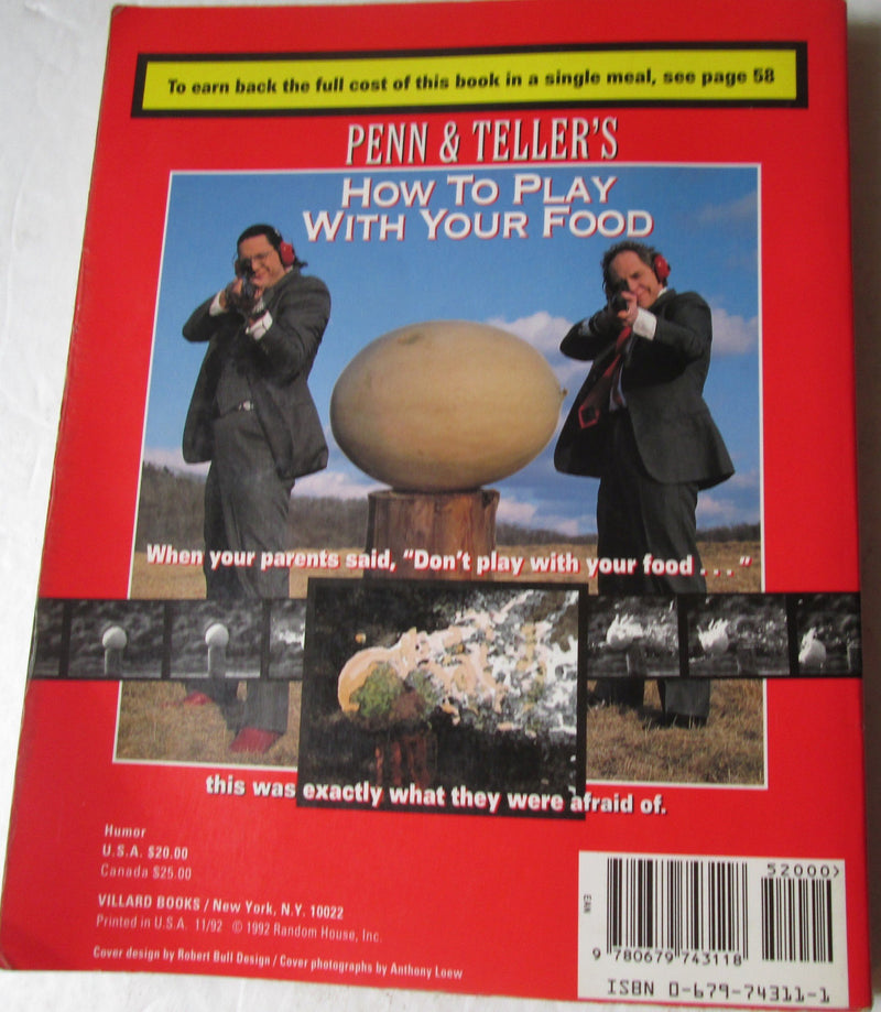 Penn And Teller'S How To Play With Your Food,Used