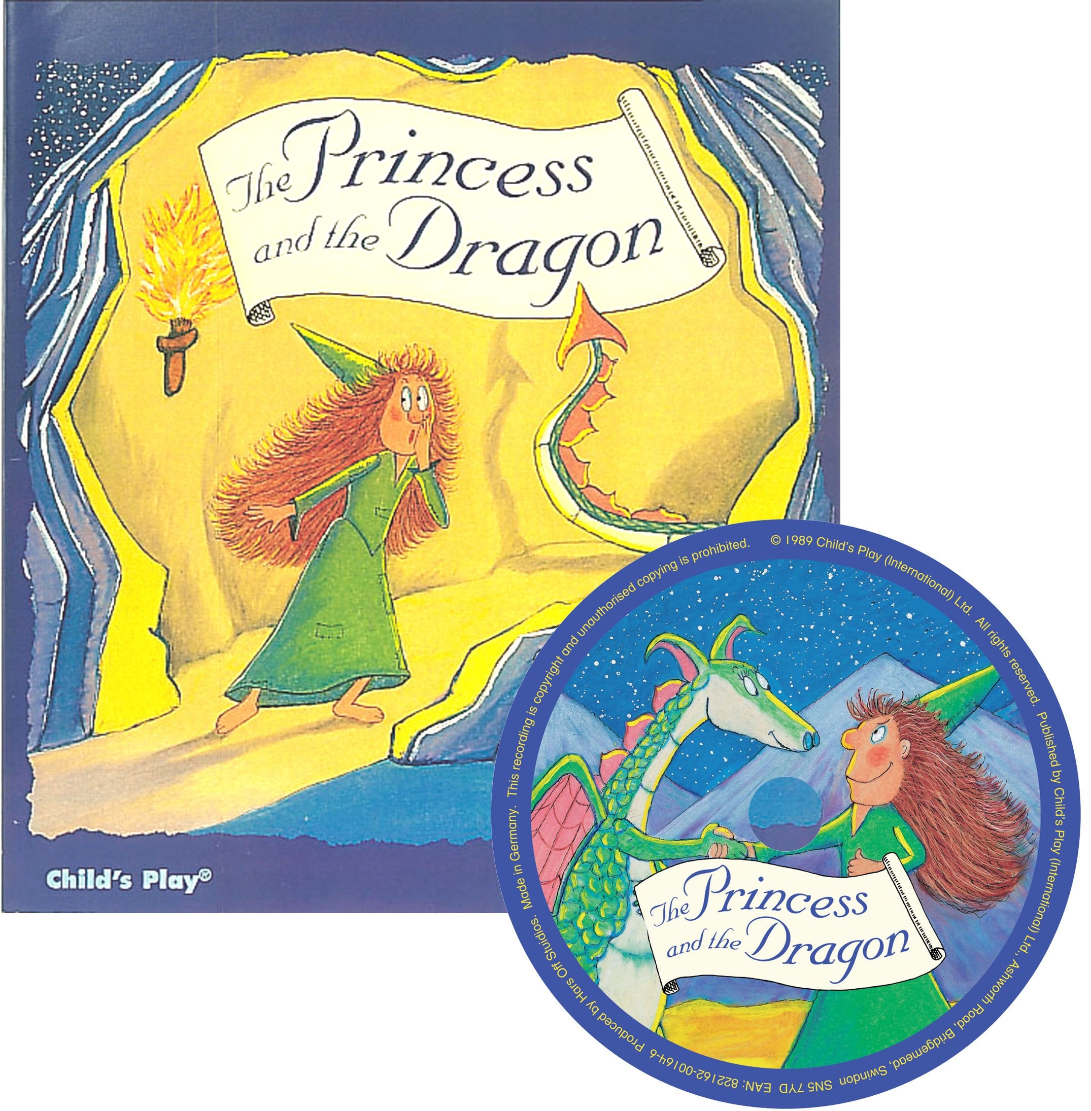 The Princess and the Dragon  SC w/CD,Used