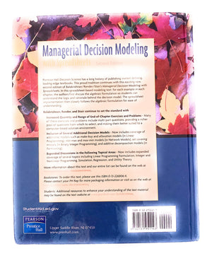 Managerial Decision Modeling With Spreadsheets,Used