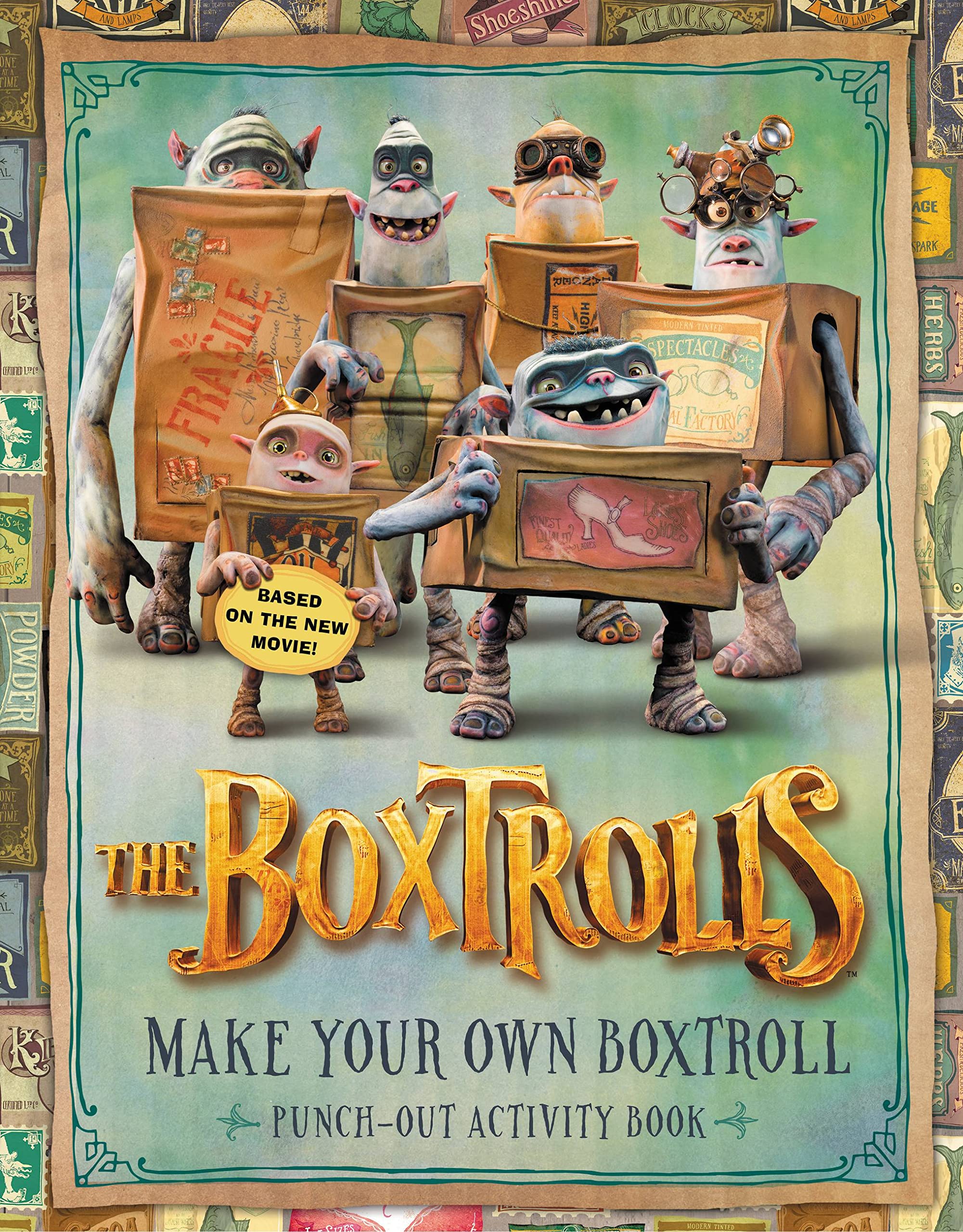 The Boxtrolls: Make Your Own Boxtroll PunchOut Activity Book,Used