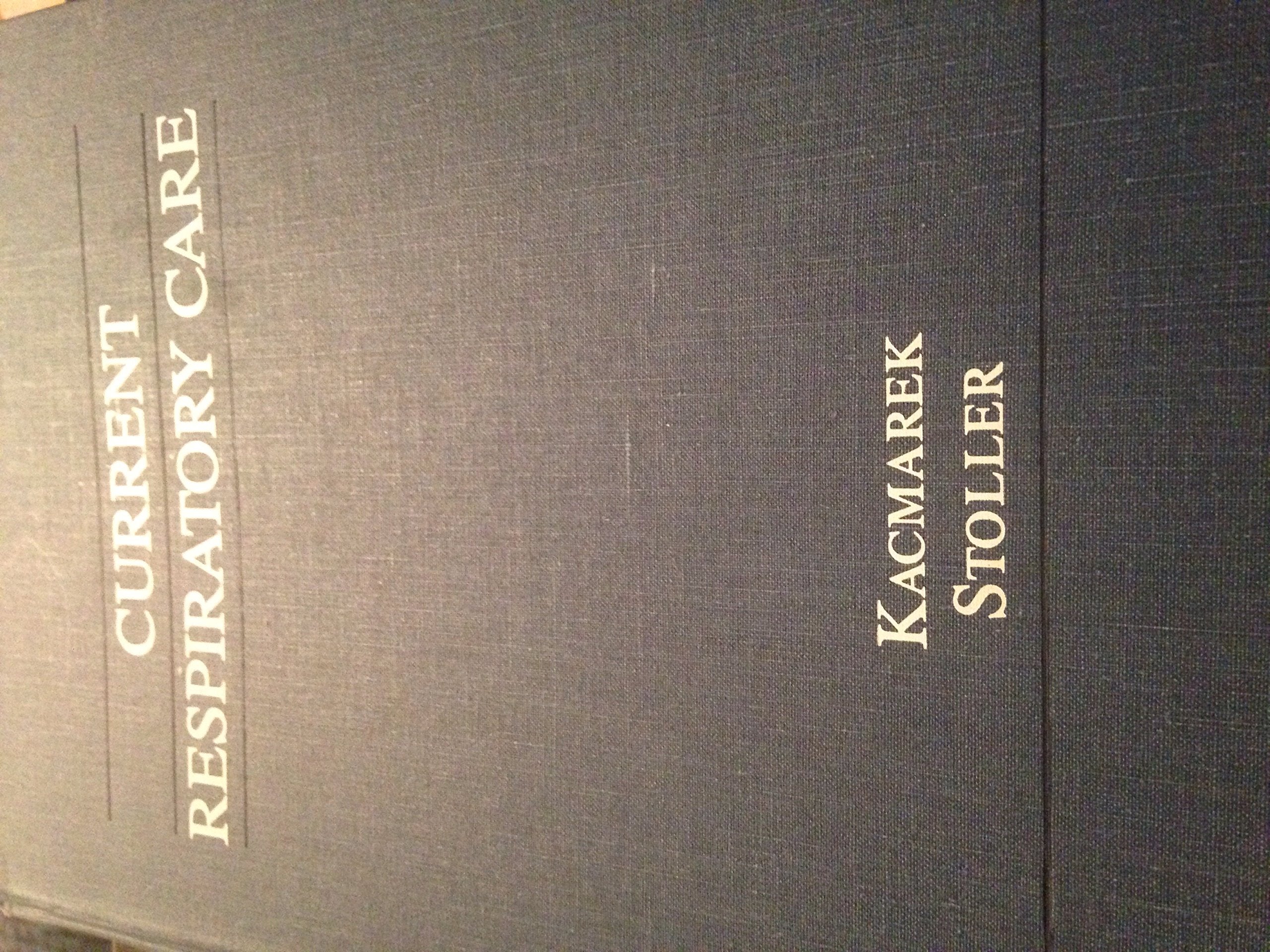 Current Respiratory Care, 1988 (Current Therapy Series),Used