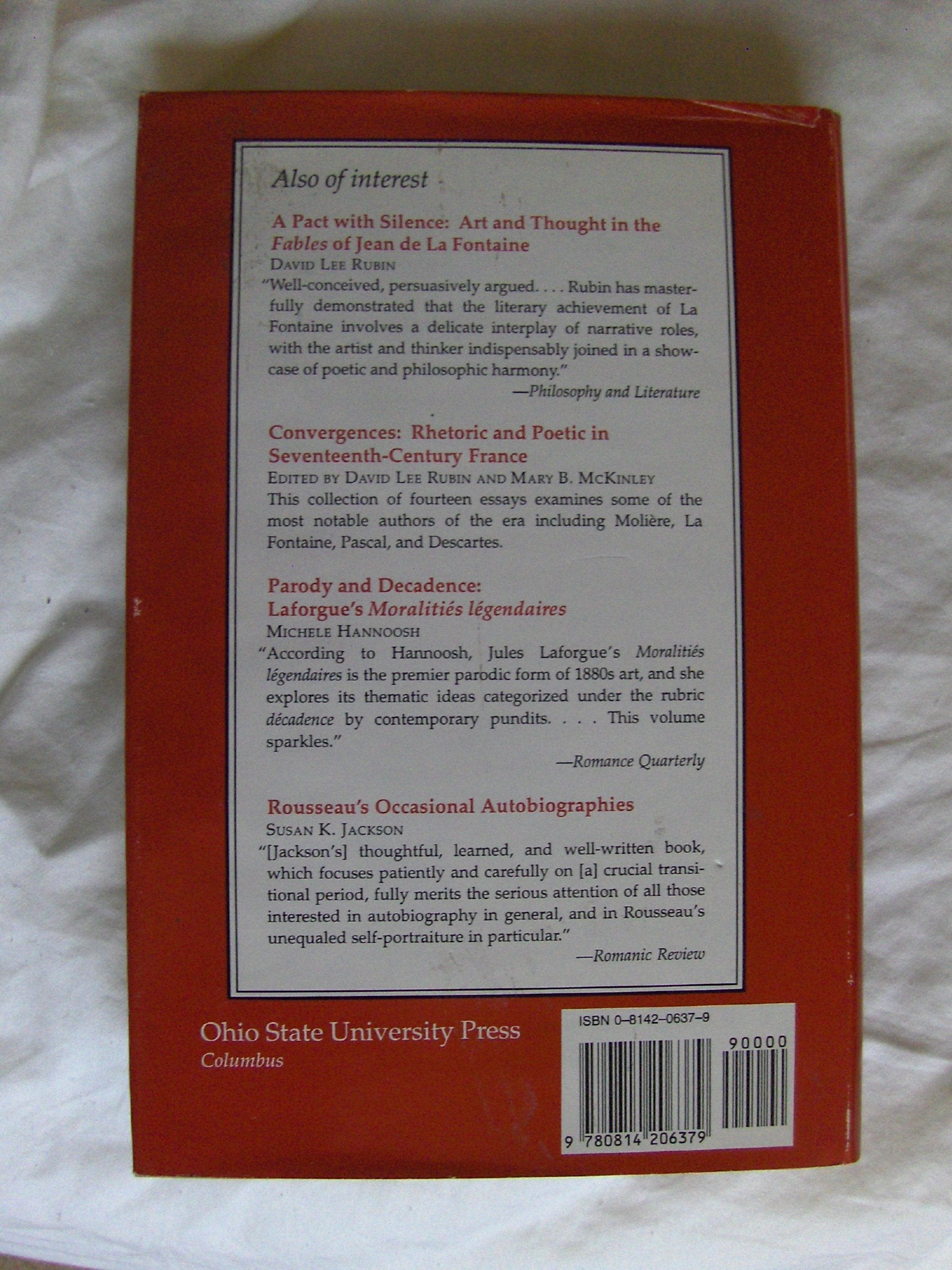 In The Grip Of Minos: Confessional Discourse In Dante, Corneille, And Racine