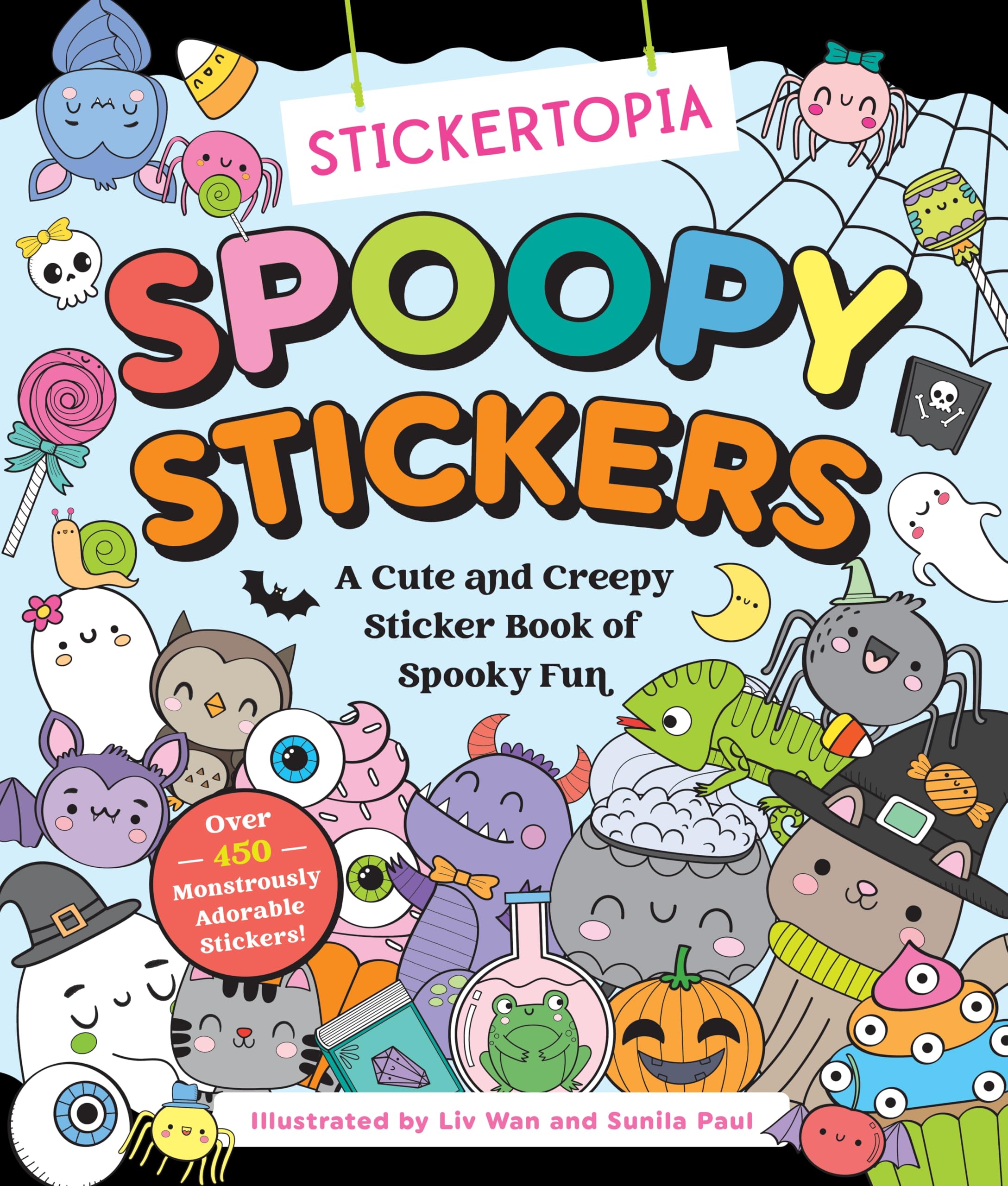 Stickertopia: Spoopy Stickers: A Cute And Creepy Sticker Book Of Spooky Fun