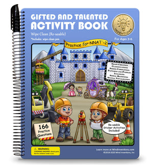 Gifted And Talented Test Prep: Activity Book For Children Ages 36 In Preschool Through Kindergarten; G&T Nnat2; Early Learning