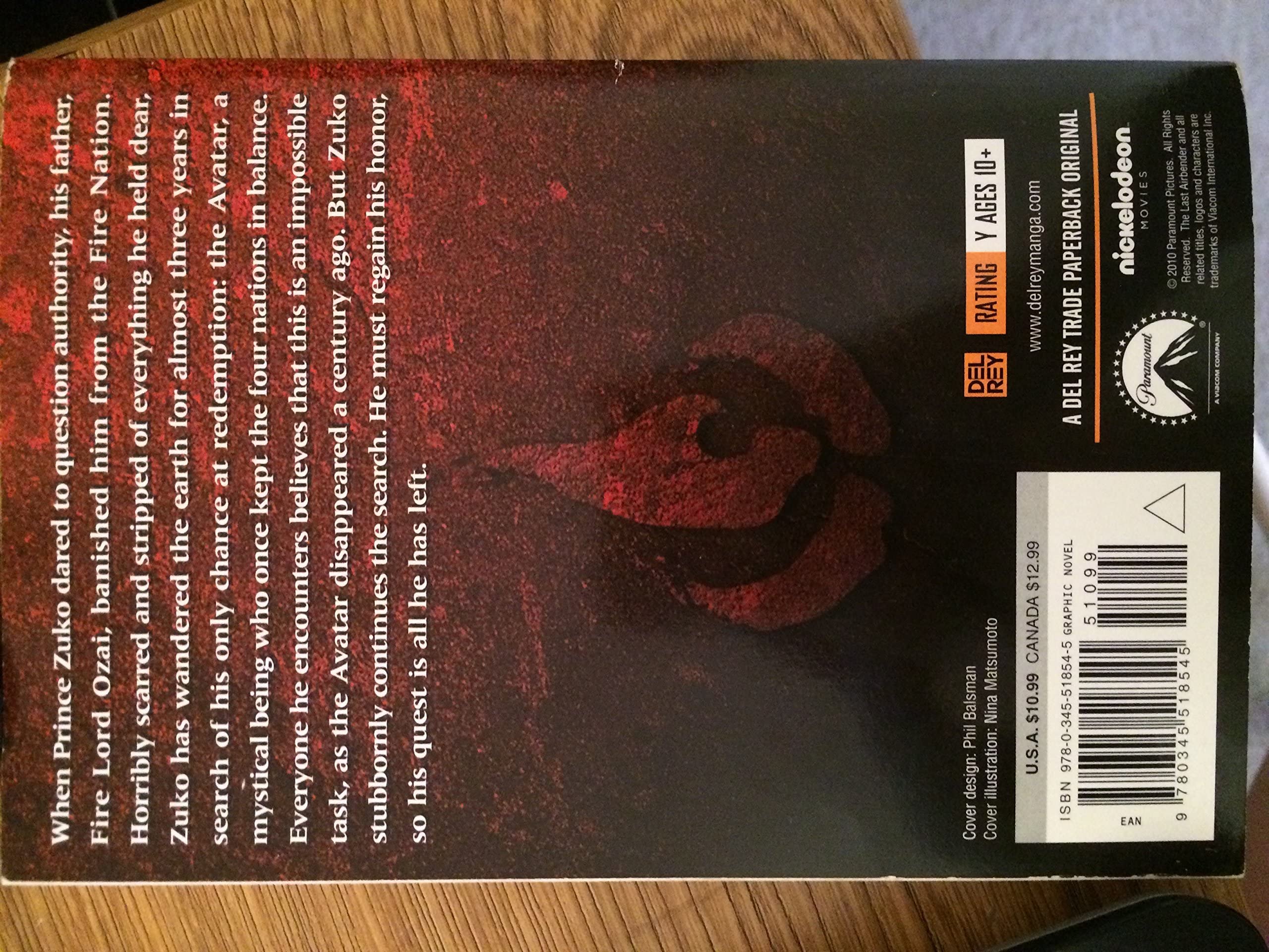 The Last Airbender: Prequel: Zuko's Story,Used