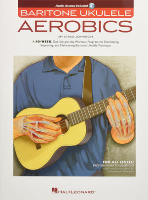 Baritone Ukulele Aerobics Book/Online Audio,New