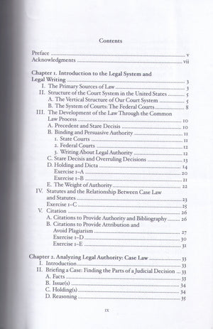 Writing and Analysis in the Law (Textbook),Used