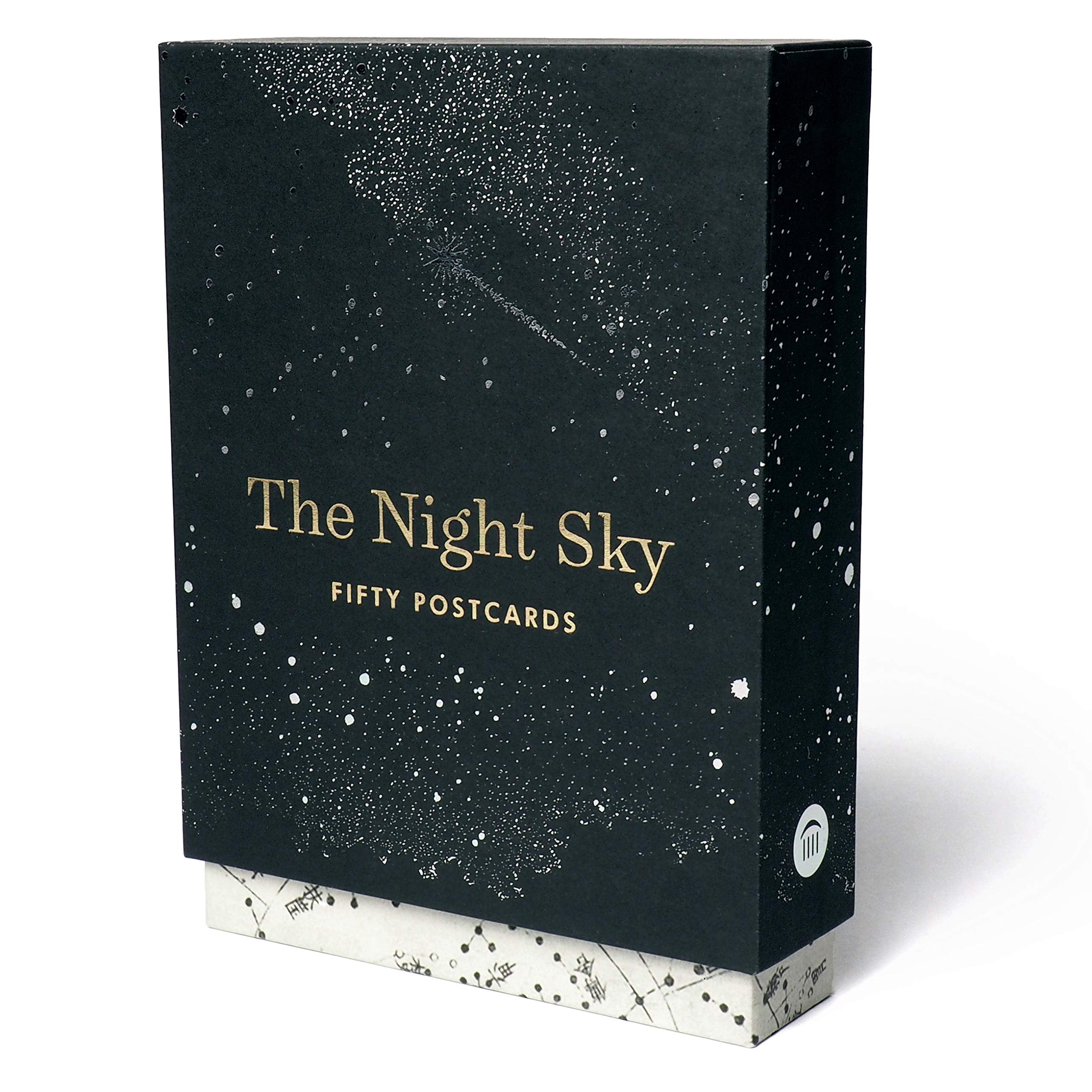 The Night Sky: Fifty Postcards (50 designs; archival images, NASA ephemera, photographs, and more in a gold foil stamped keepsak,Used