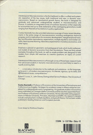 Intertemporal Macroeconomics,Used
