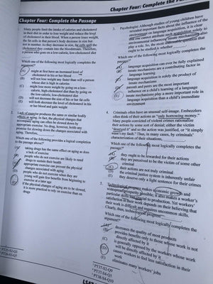 LSAT Logical Reasoning by Type, Volume 2: All 1,012 Logical Reasoning Questions from PrepTests 2140, Grouped by Type and Arrang,Used