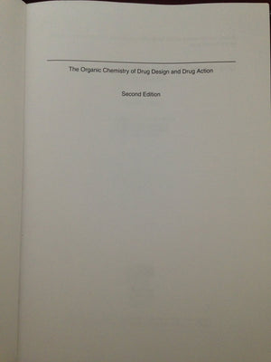 The Organic Chemistry Of Drug Design And Drug Action,Used