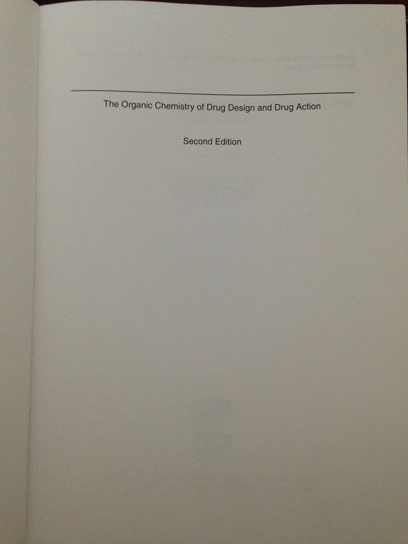 The Organic Chemistry Of Drug Design And Drug Action,Used