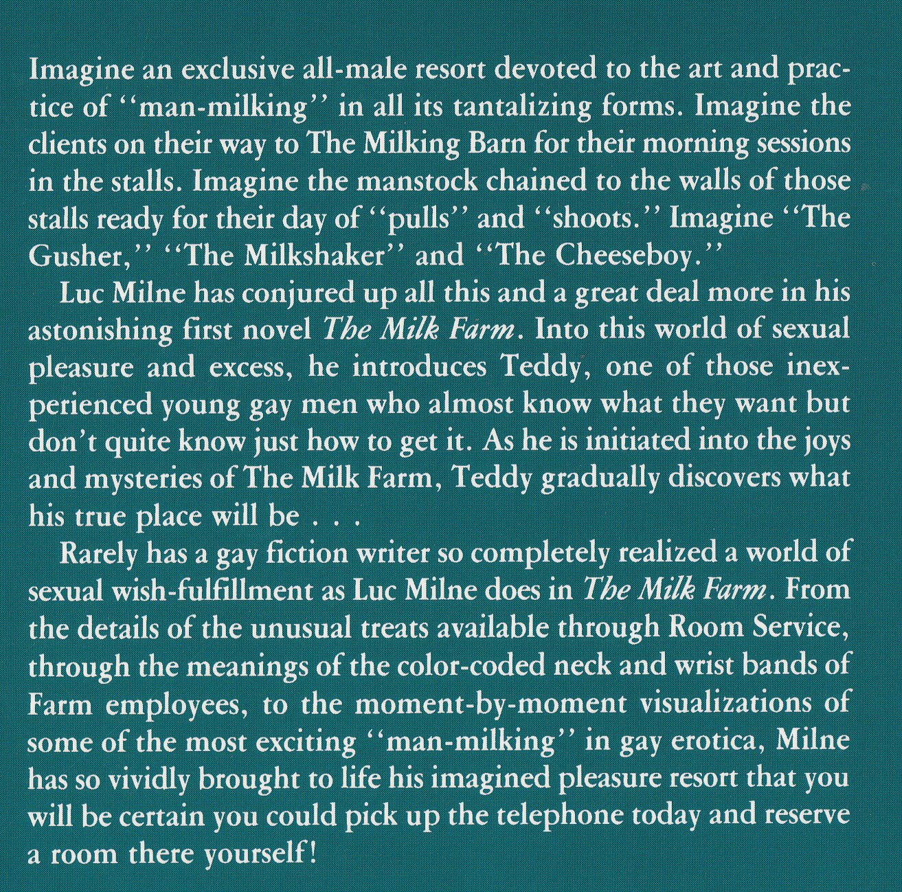 The Milk Farm: An Erotic Novel,New