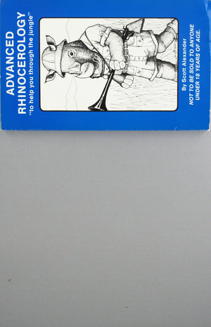 Advanced Rhinocerology: To Help You Through the Jungle (The Rhino Books),Used