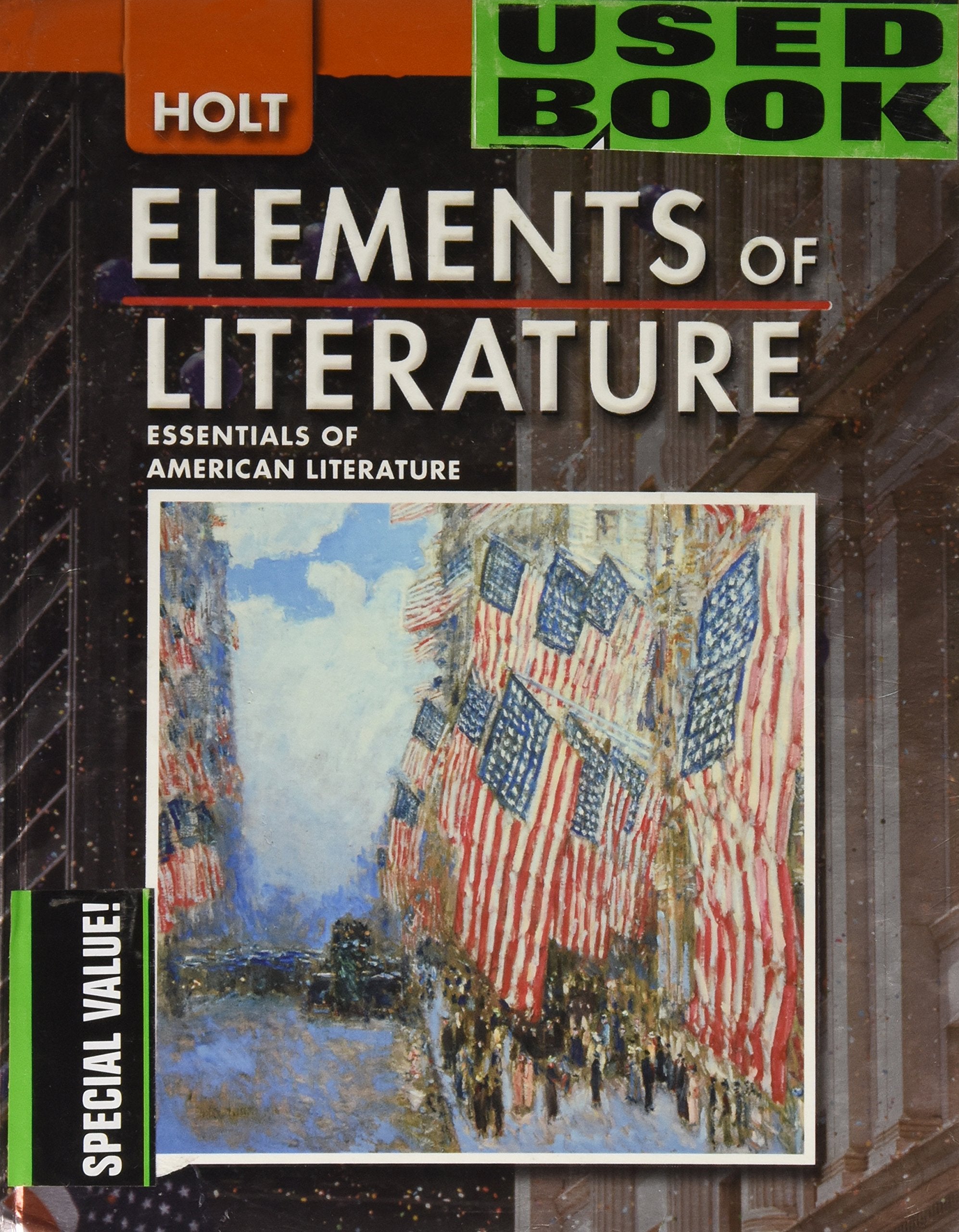 Elements of Literature, Grade 11 Fifth Course: Holt Elements of Literature Oklahoma,Used