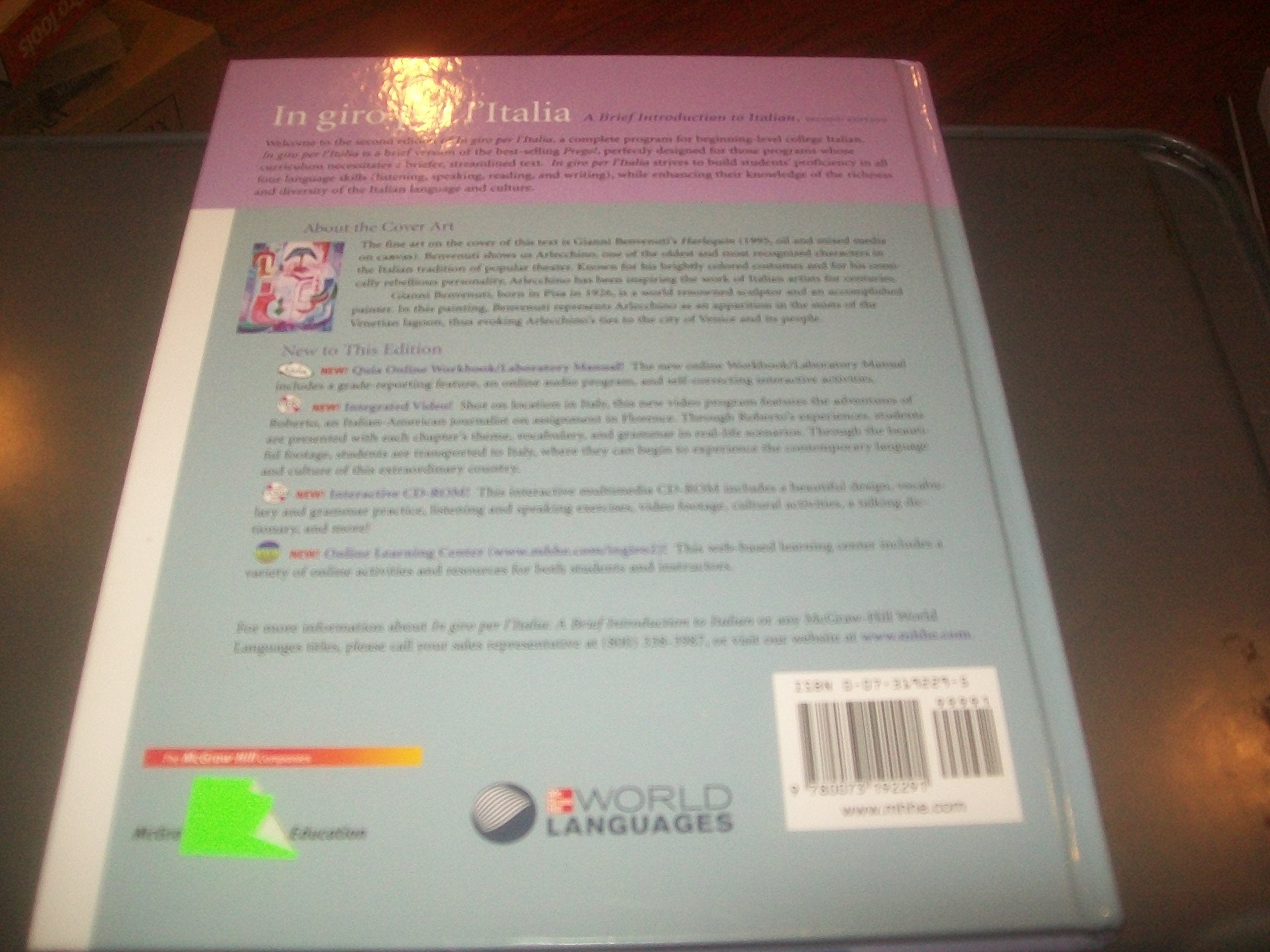 In Giro Per L'Italia: A Brief Introduction To Italian (Italian Edition),Used