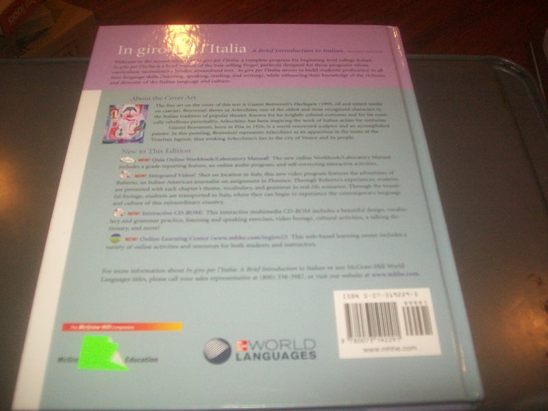 In Giro Per L'Italia: A Brief Introduction To Italian (Italian Edition),Used