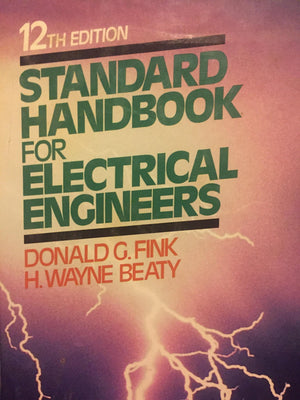 Standard Handbook For Electrical Engineers,Used