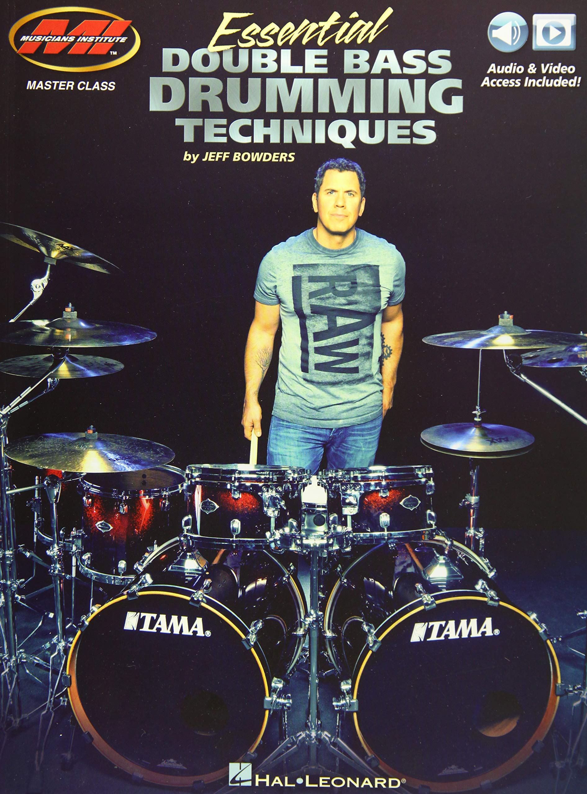 Essential Double Bass Drumming Techniques: Master Class Series Includes Audio and Video Access!,Used