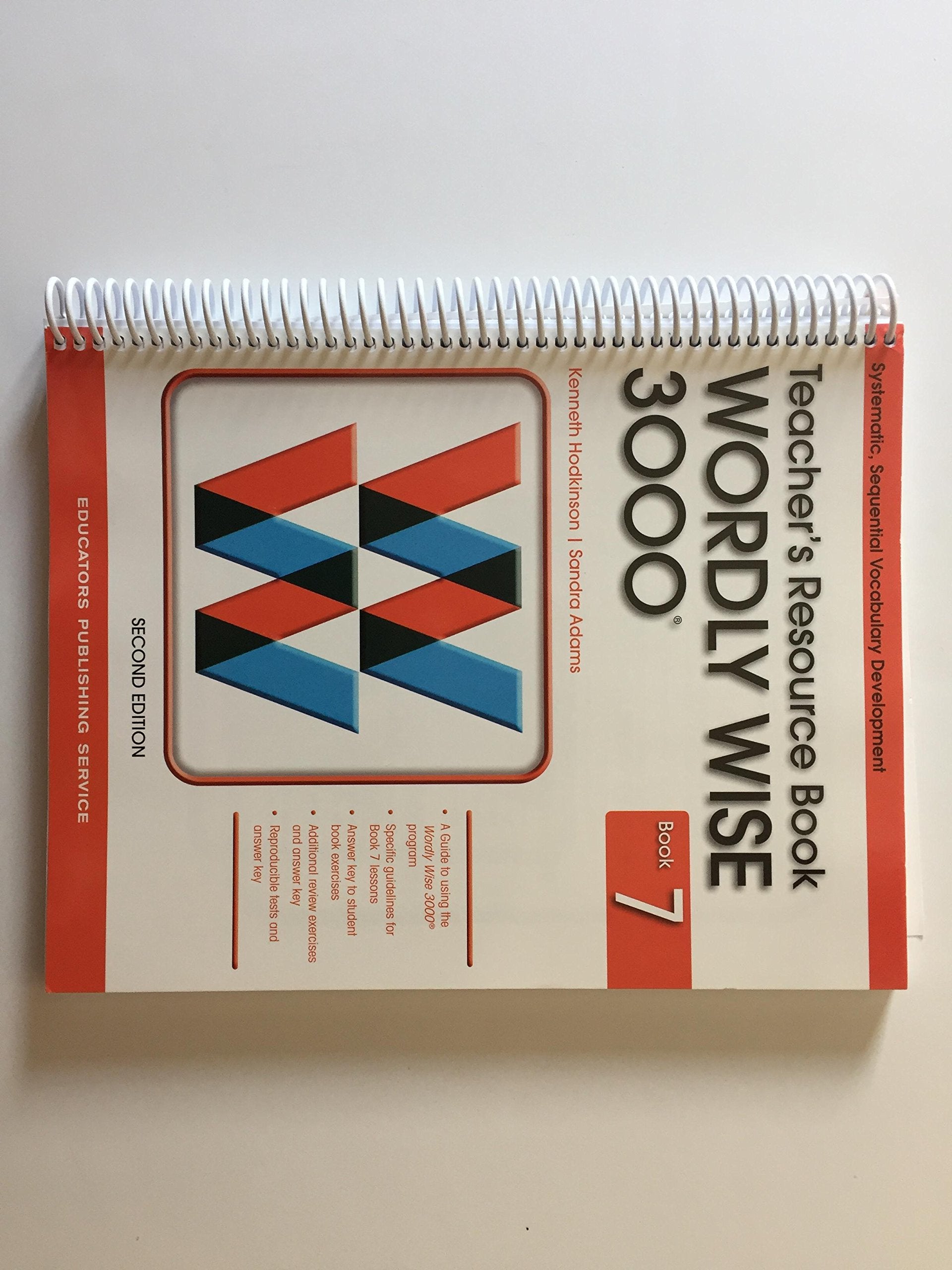 Wordly Wise 3000 Book 7 Teacher's Resource Book,Used