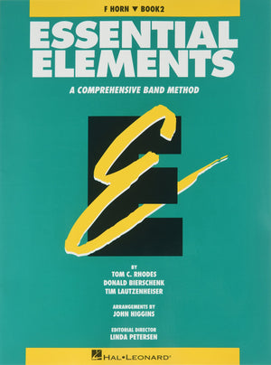 ESSENTIAL ELEMENTS BOOK 2  ORIGINAL SERIES (AQUA) F HORN BOOK,Used