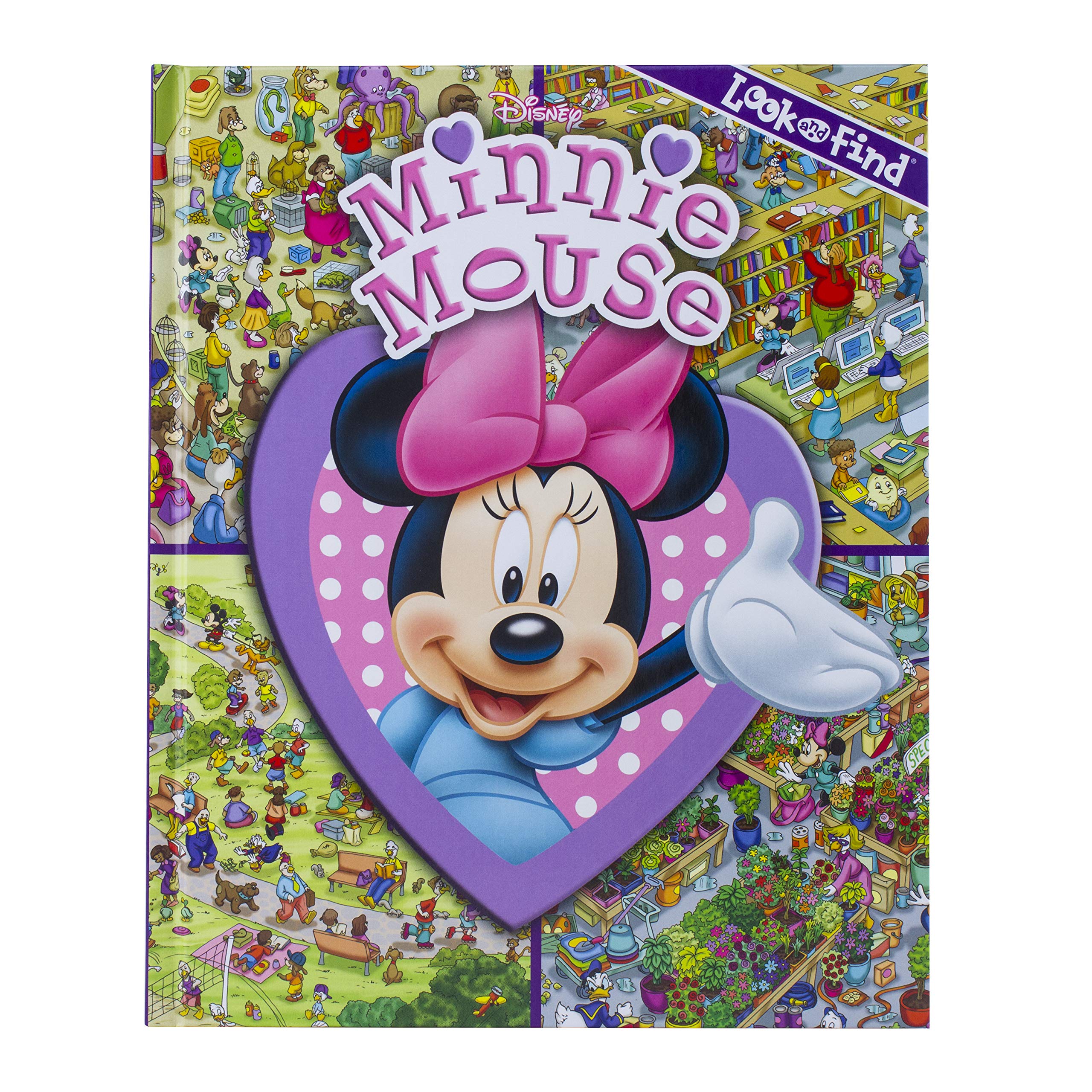 Disney Minnie Mouse  Look and Find Activity Book  PI Kids,Used