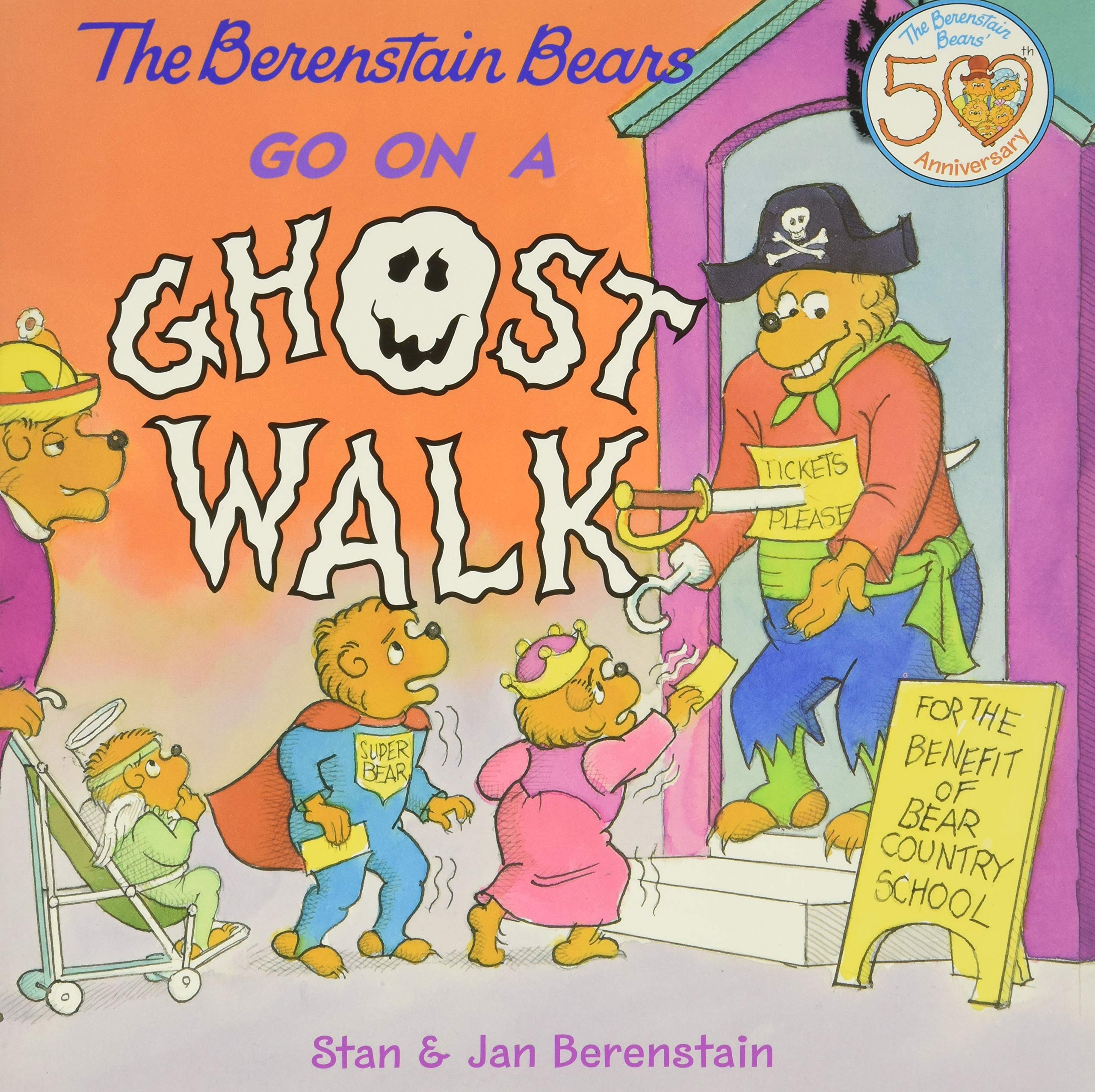 The Berenstain Bears Go on a Ghost Walk: A Halloween Book for Kids,Used