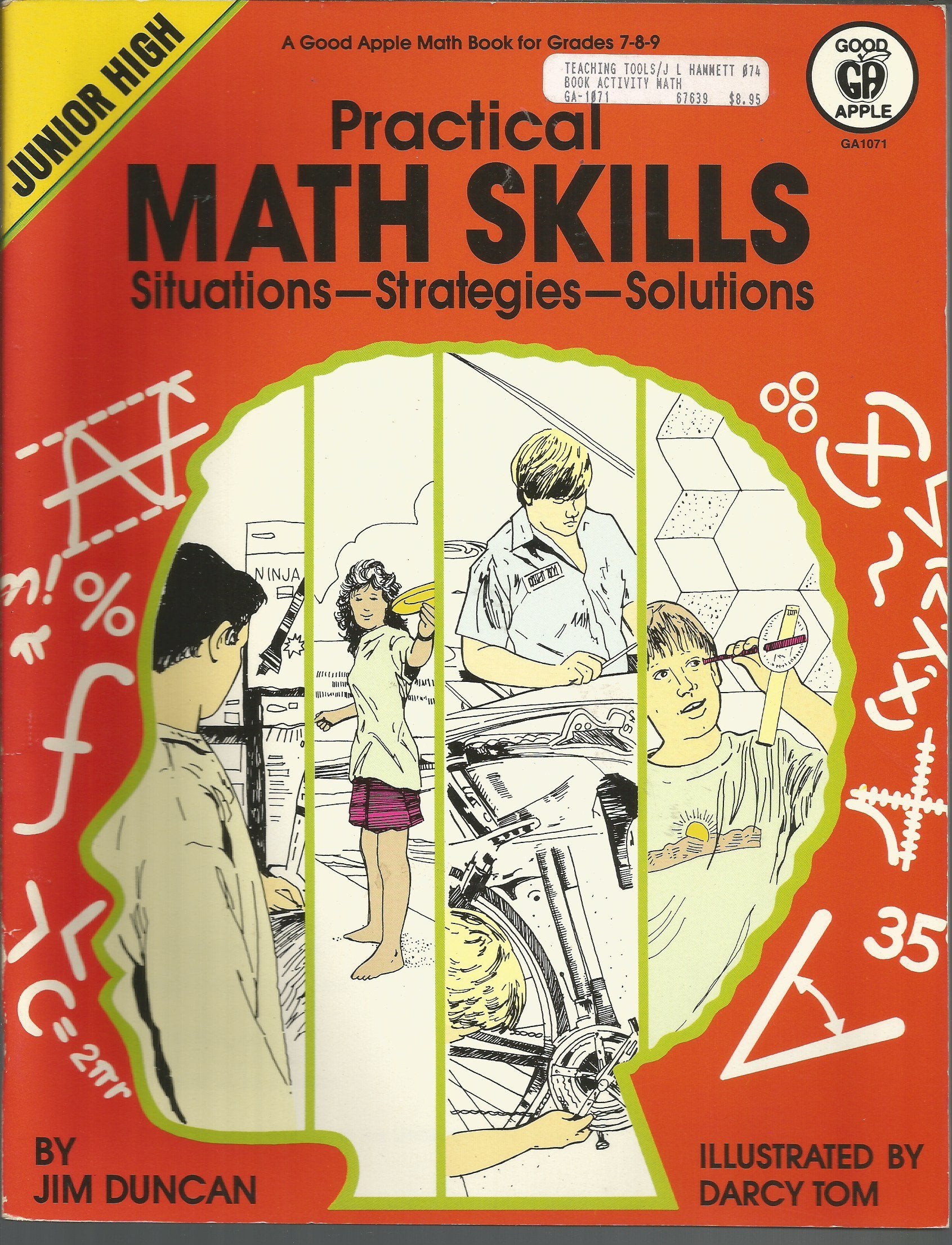 Practical Math Skills Junior High Level,Used