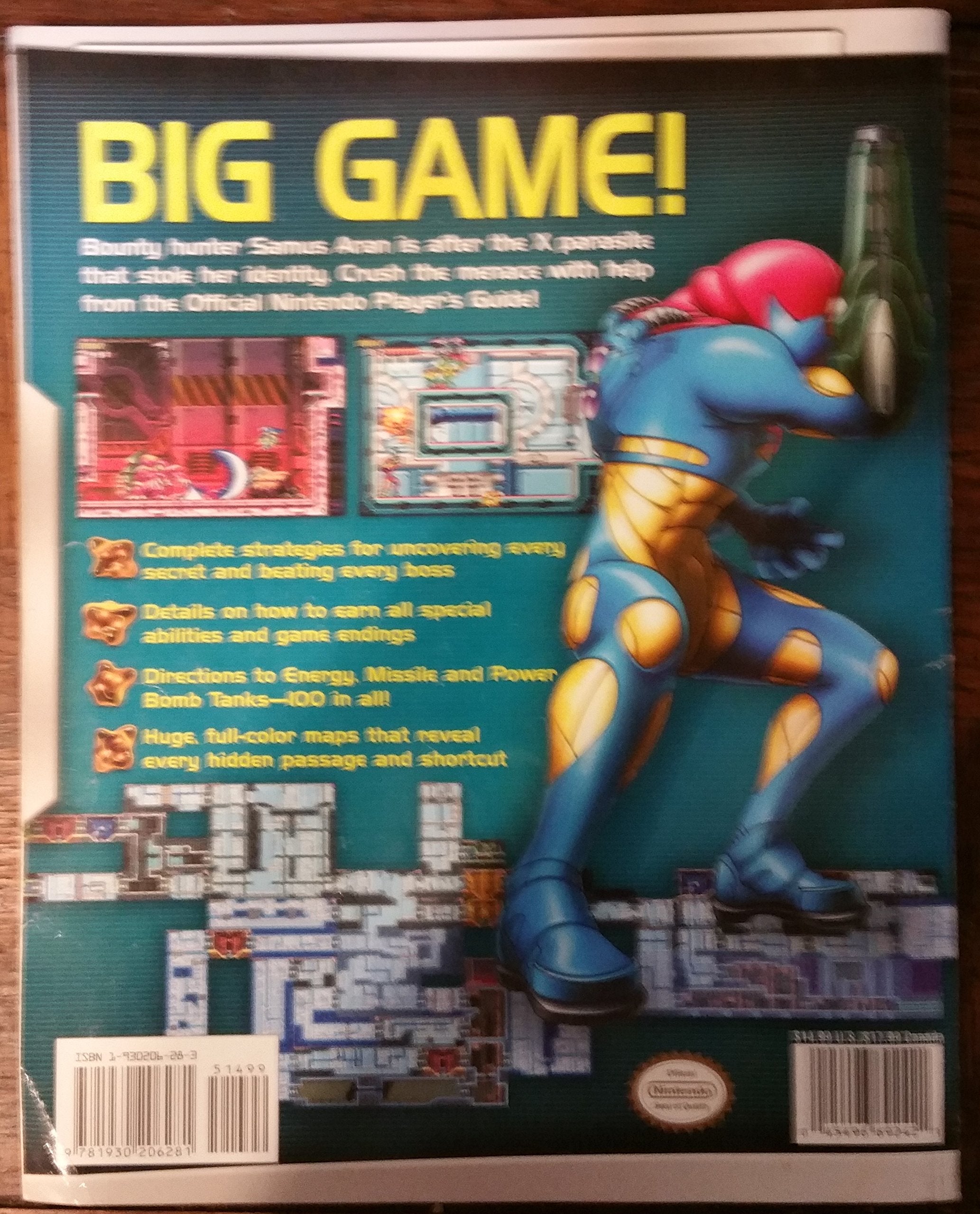 Metroid Fusion Official Player's Guide,Used