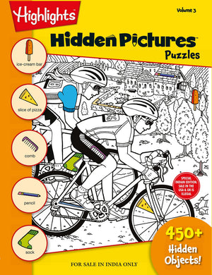 Hidden Pictures Puzzles: 450 Hidden Objects, Above 5 Years Ages Kids, Highlights Animal Characters, Activity Children Book - (Volume 3 Of 5) (English)