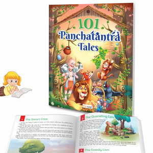 101 Panchatantra Tales Book For Kids (Paperback) : Fun And Educational Storybook, Tales From Panchatantra, Classic Learning Storybook For Kids For (Ages 3-12)