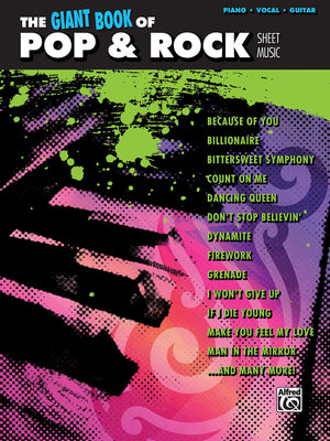The Giant Pop & Rock Piano Sheet Music Collection: Piano/Vocal/Guitar (The Giant Book Of Sheet Music),Used