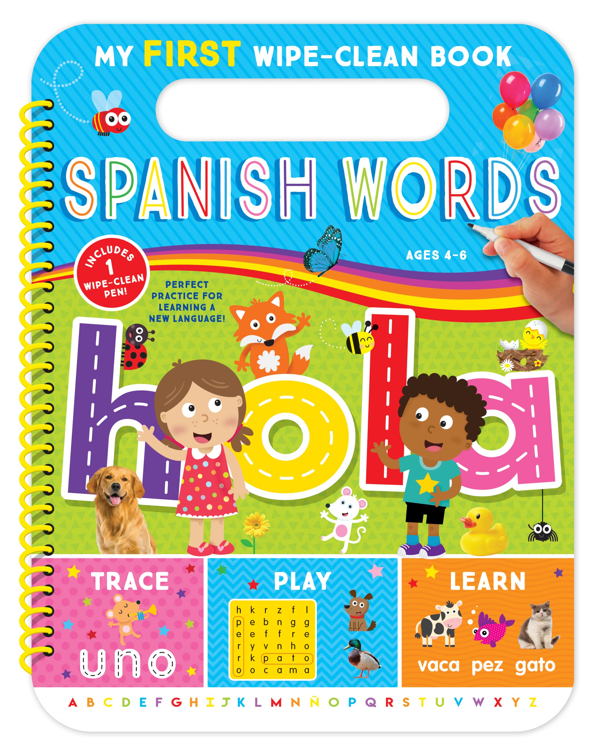 My First WipeClean Book: Spanish Words (Spanish Edition),Used