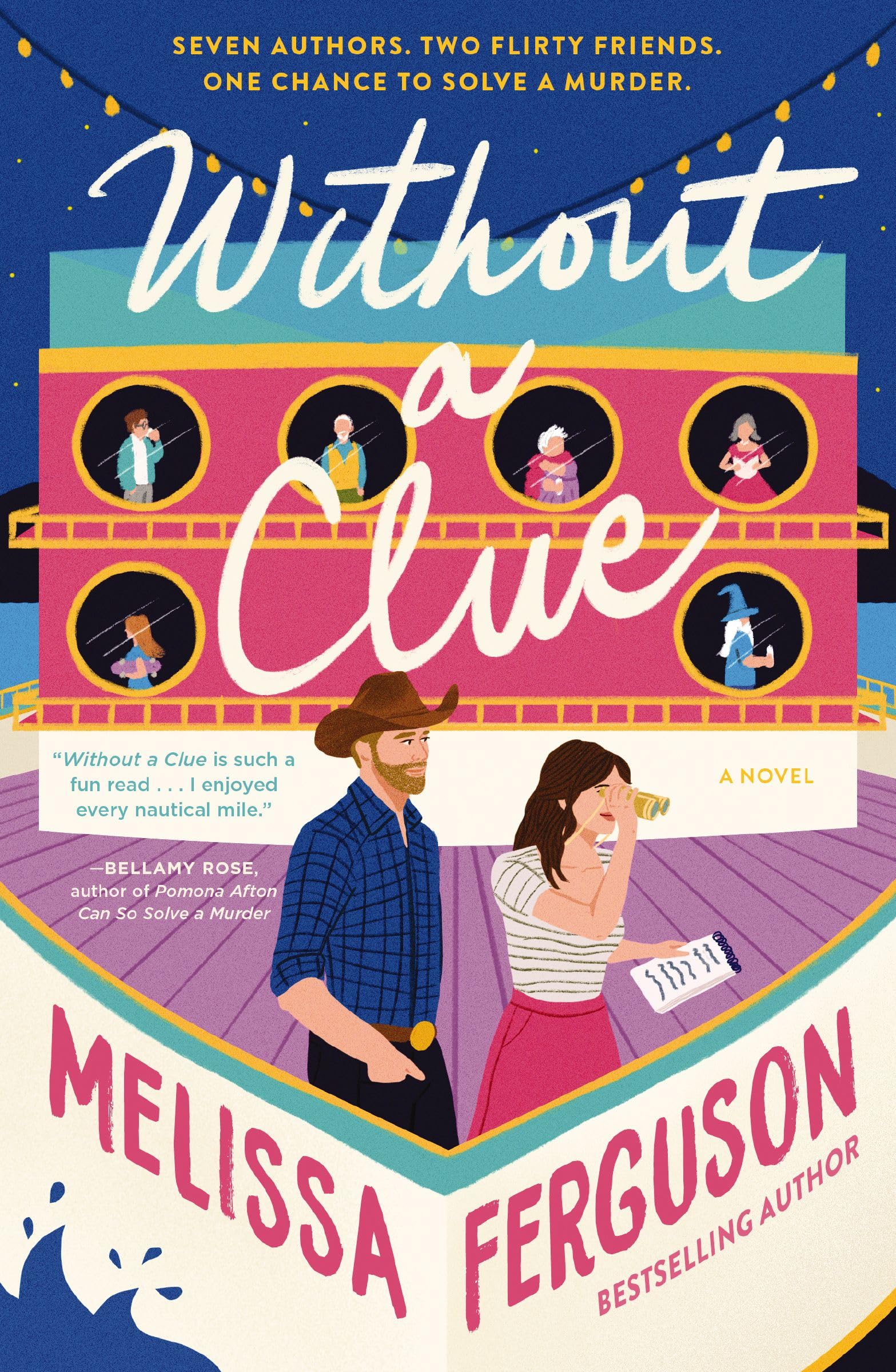 Without A Clue: A RomCom, Cozy Mystery Book About Books