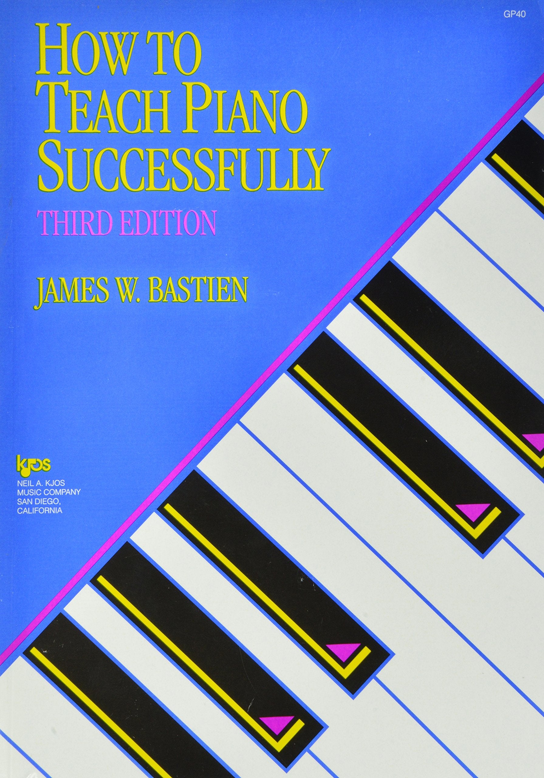 GP40  How to Teach Piano Successfully  Bastien,Used
