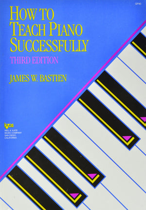 GP40  How to Teach Piano Successfully  Bastien,Used