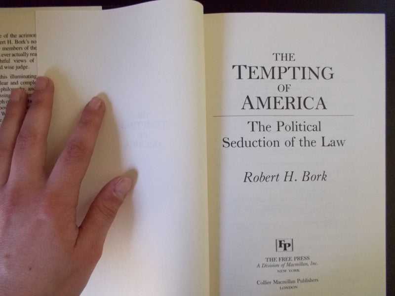 The Tempting Of America (The Political Seduction of the Law),Used
