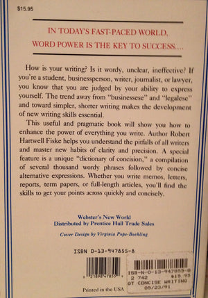 Guide to Concise Writing,Used