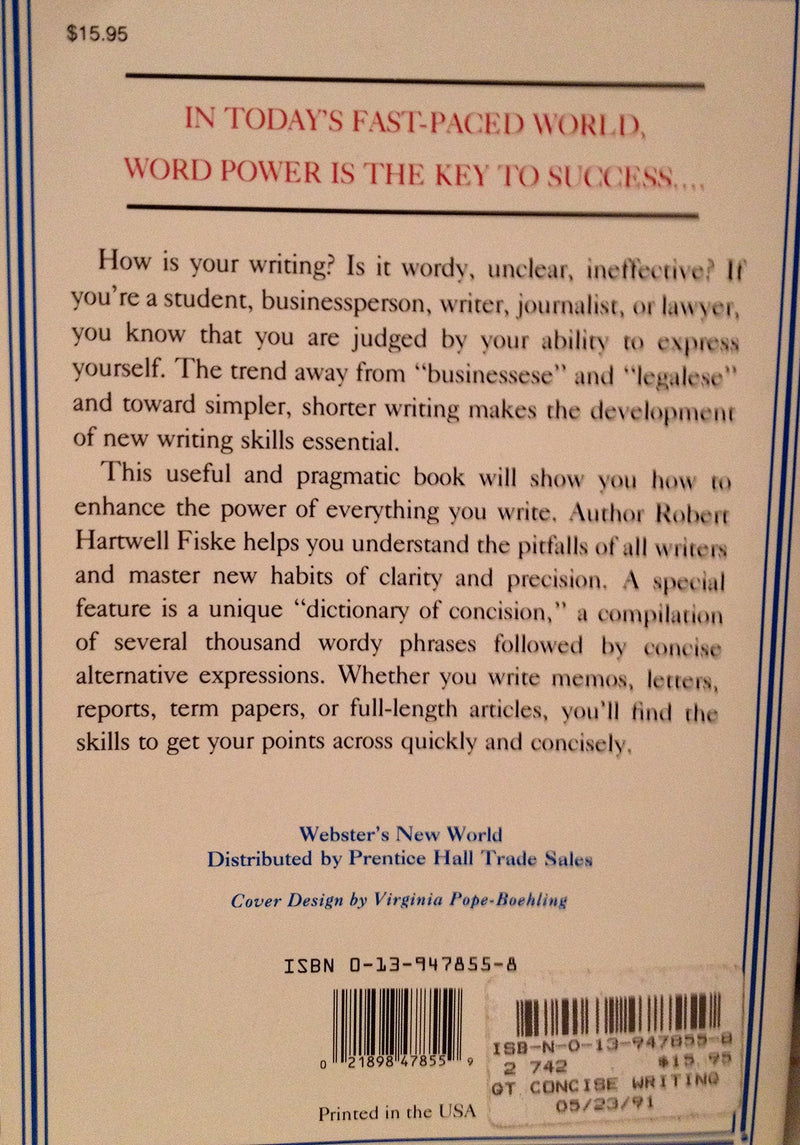 Guide to Concise Writing,Used
