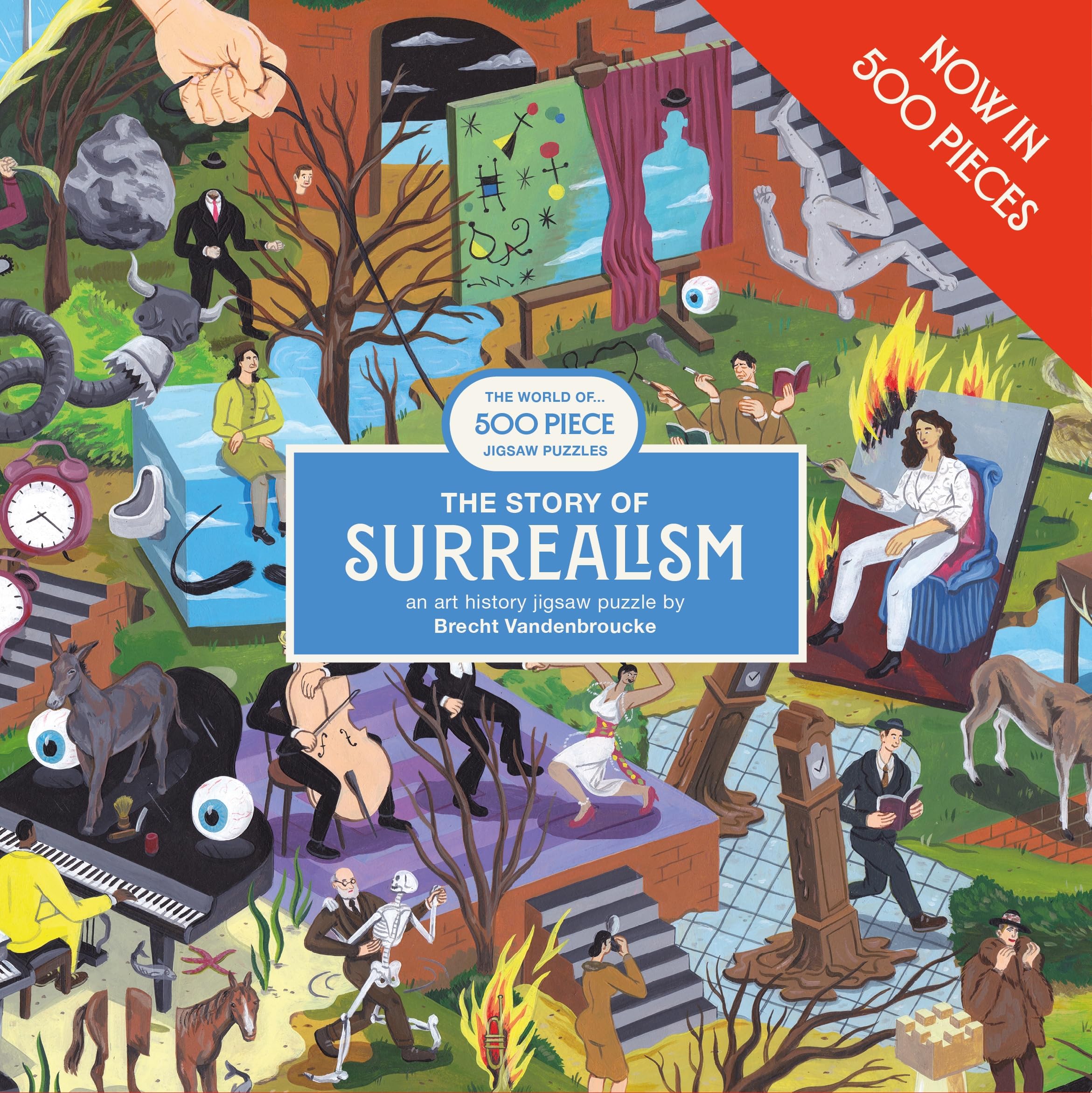 The Story Of Surrealism 500Piece Puzzle A Art History Jigsaw Puzzle
