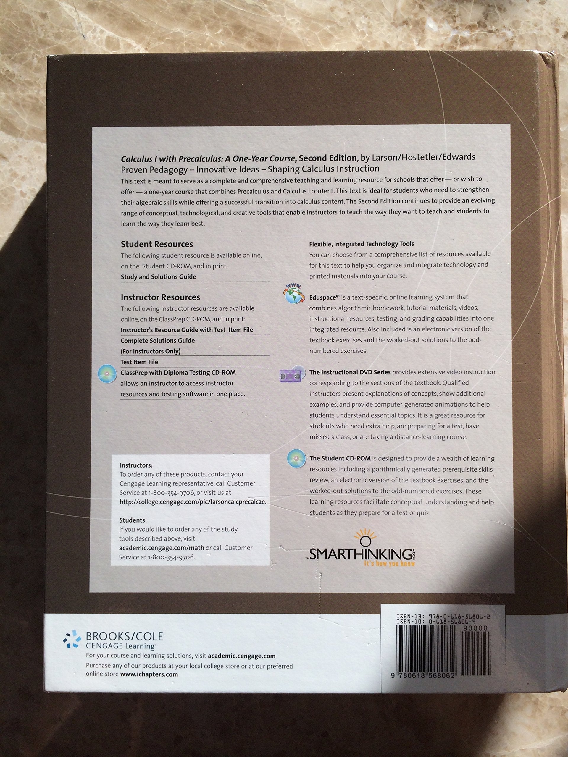 Calculus I with Precalculus: A OneYear Course,New