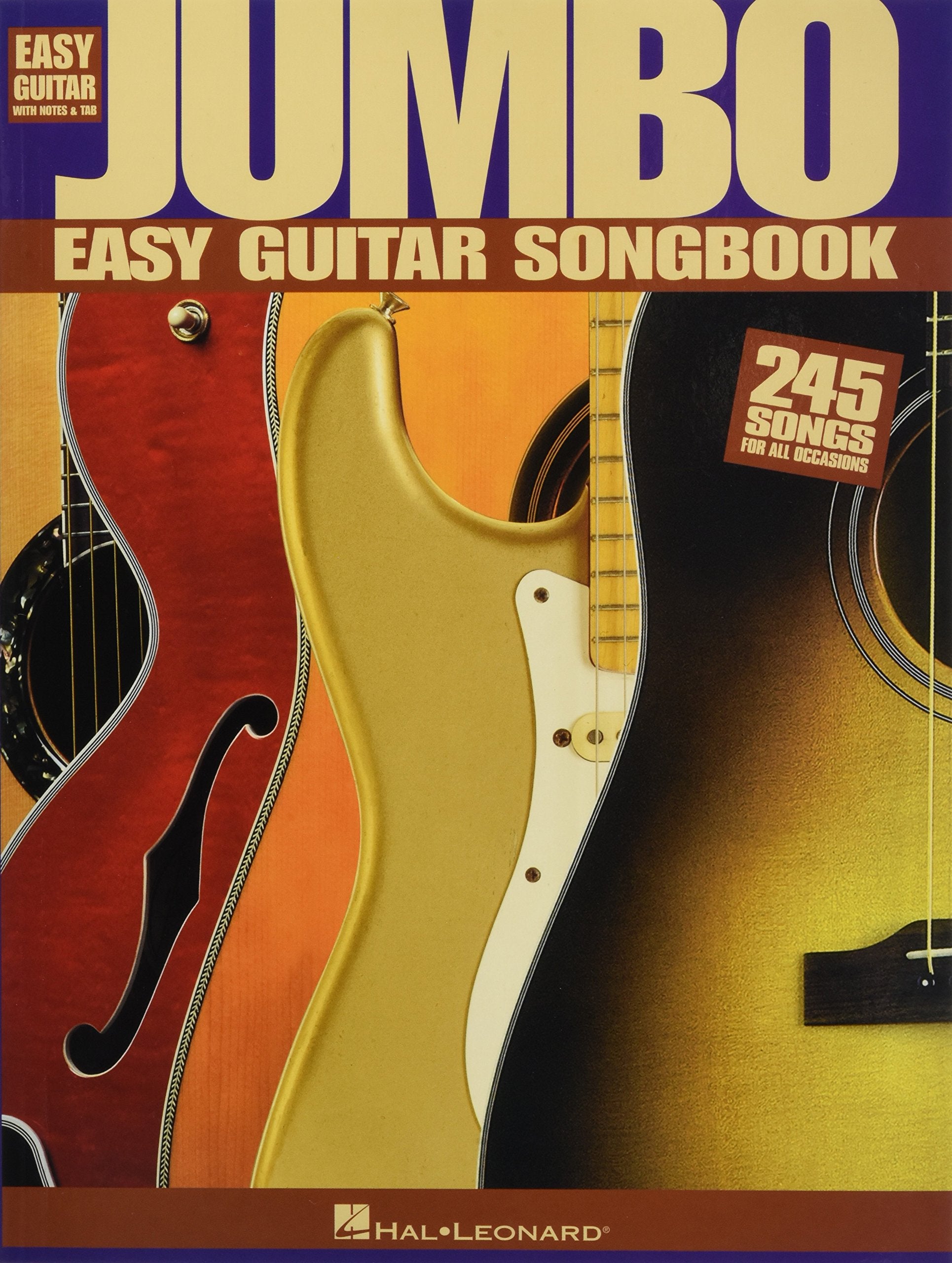 Jumbo Easy Guitar Songbook (Easy Guitar with Notes & Tab),Used