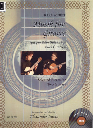Music for Guitar: Selected Pieces for Two Guitars (Book & Playalong CD),Used