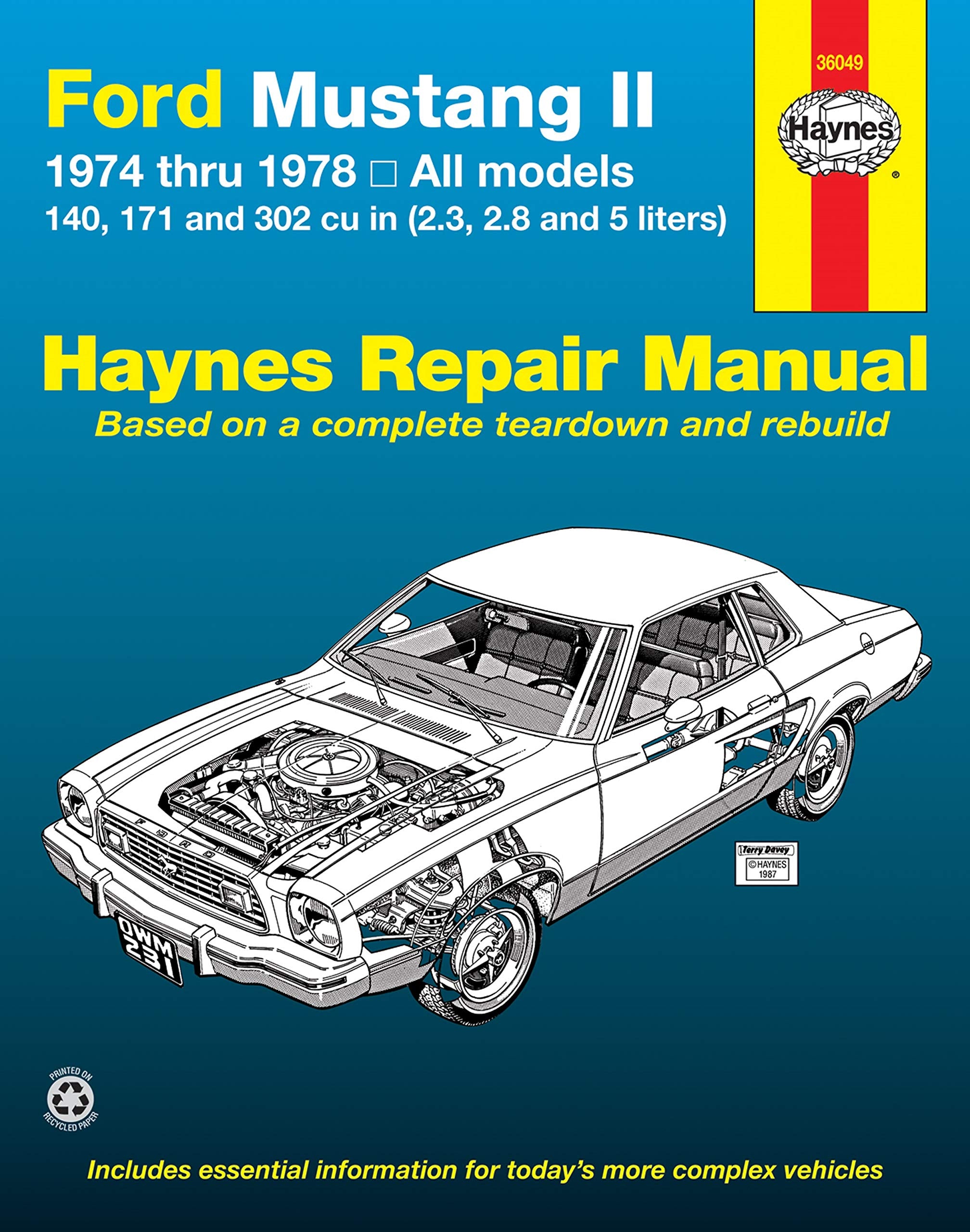 Ford Mustang II, 197478 (Haynes Repair Manuals),Used