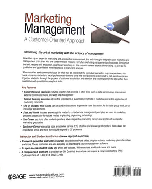 Marketing Management: A CustomerOriented Approach,Used