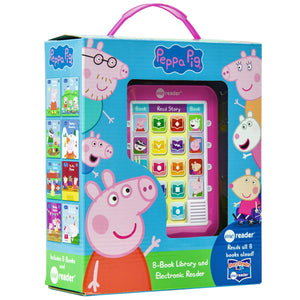 Peppa Pig Me Reader Electronic Reader and 8Sound Book Library  PI Kids,Used