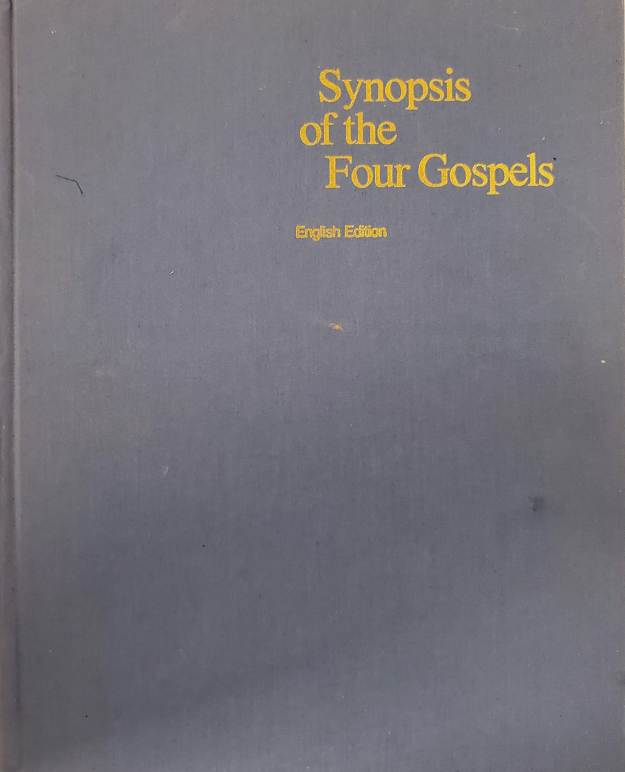 Synopsis of the Four Gospels,Used