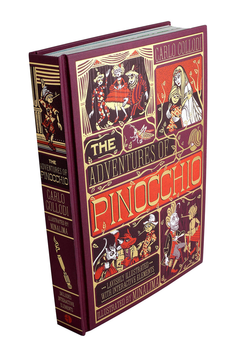 The Adventures Of Pinocchio (Minalima Edition): (Ilustrated With Interactive Elements),Used